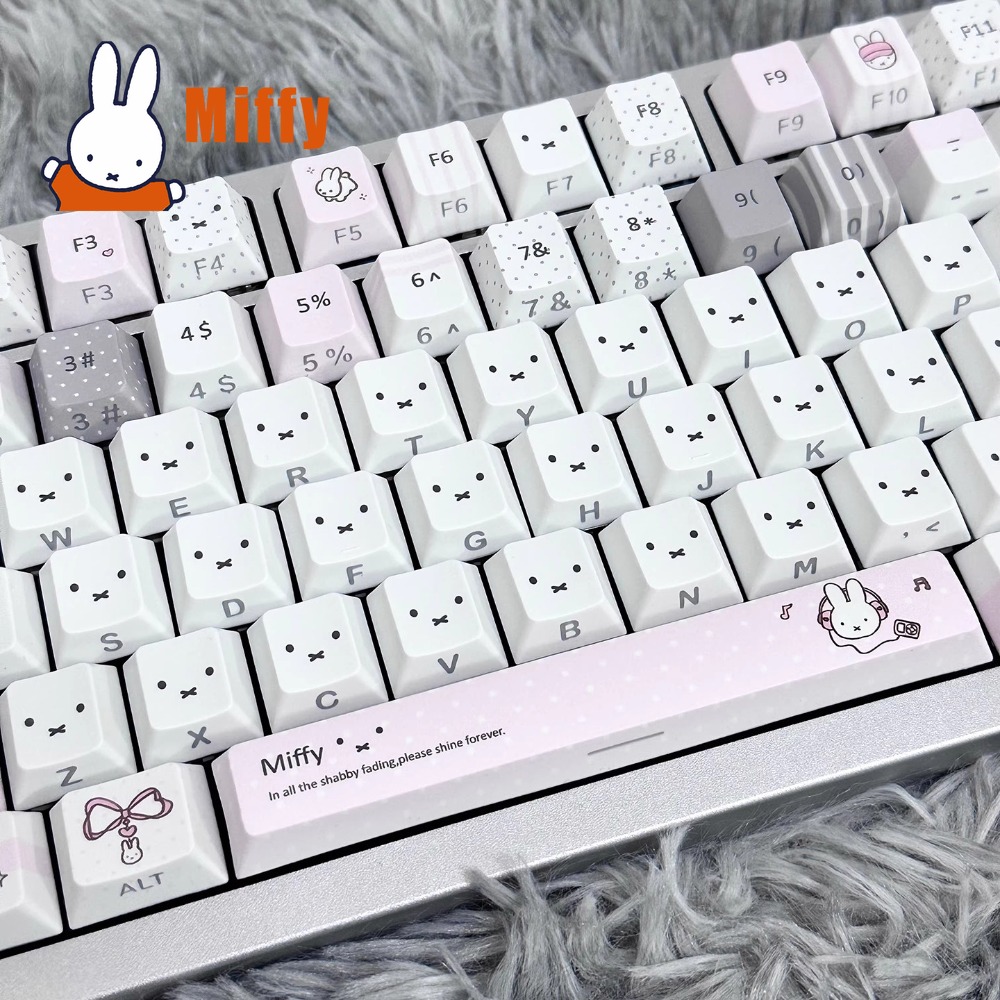 Kawaii Miffy Mechanical Keyboa - đánh giá và giá Keyboard Tenkeyless