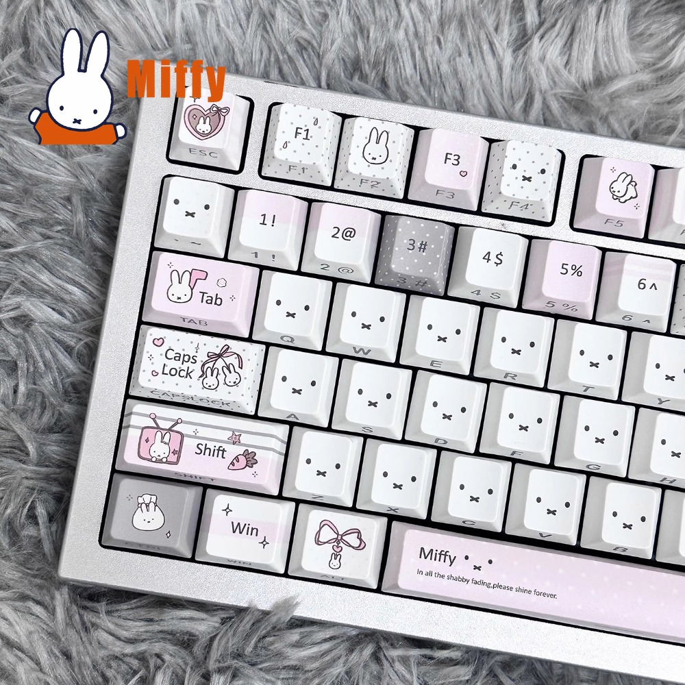 Kawaii Miffy Mechanical Keyboa - đánh giá và giá Keyboard Tenkeyless