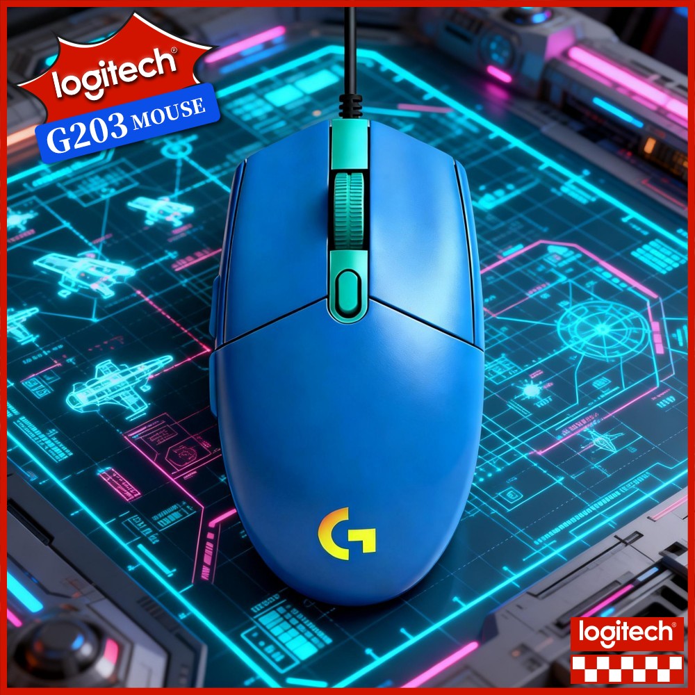 Logitech G203 Wired Gaming Mou - đánh giá và giá Logitech Mouse G203