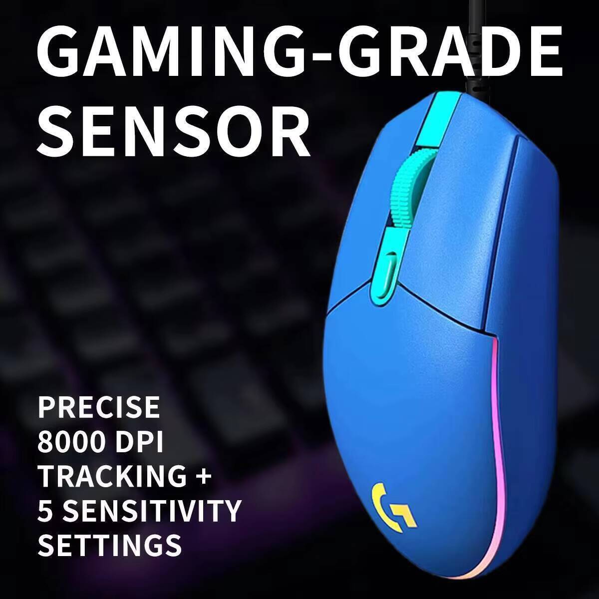 Logitech G203 Wired Mouse for  - đánh giá và giá Logitech Mouse G203