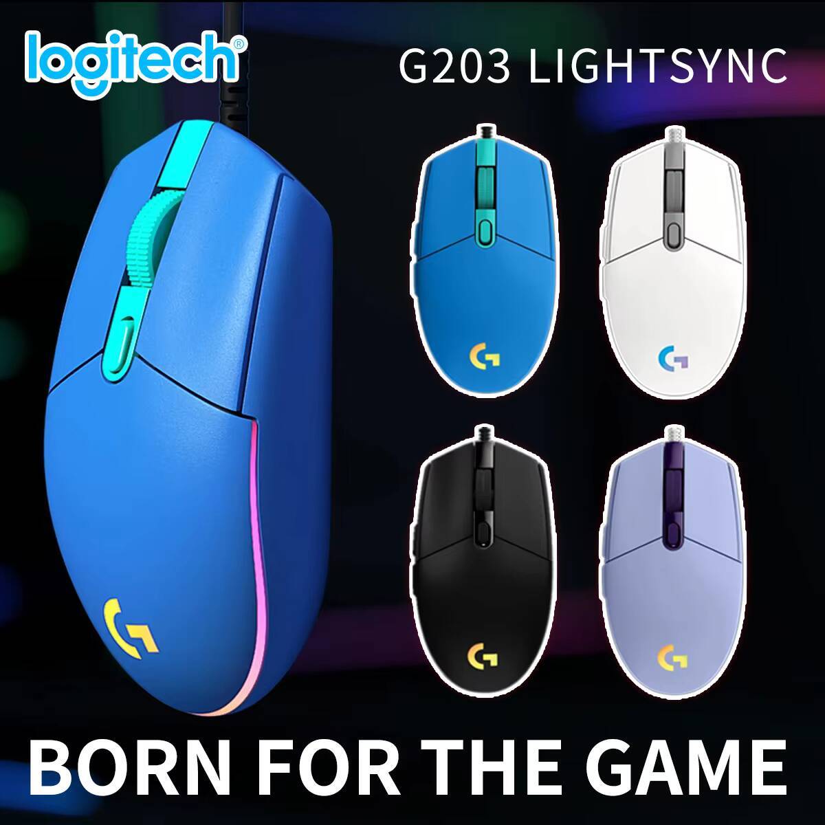 Logitech G203 Gaming Mouse LIG - đánh giá và giá Logitech Mouse G203