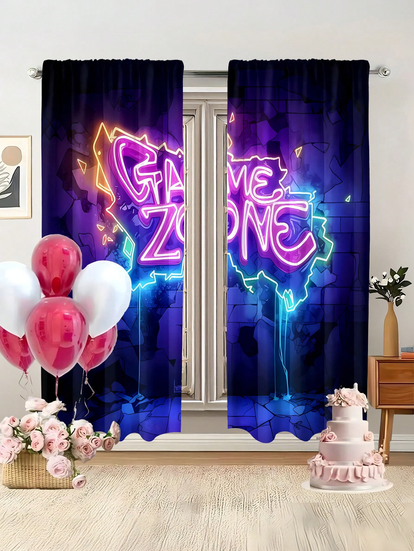Neon Game Zone Curtain, Esport - đánh giá và giá Esports Gaming Youtube