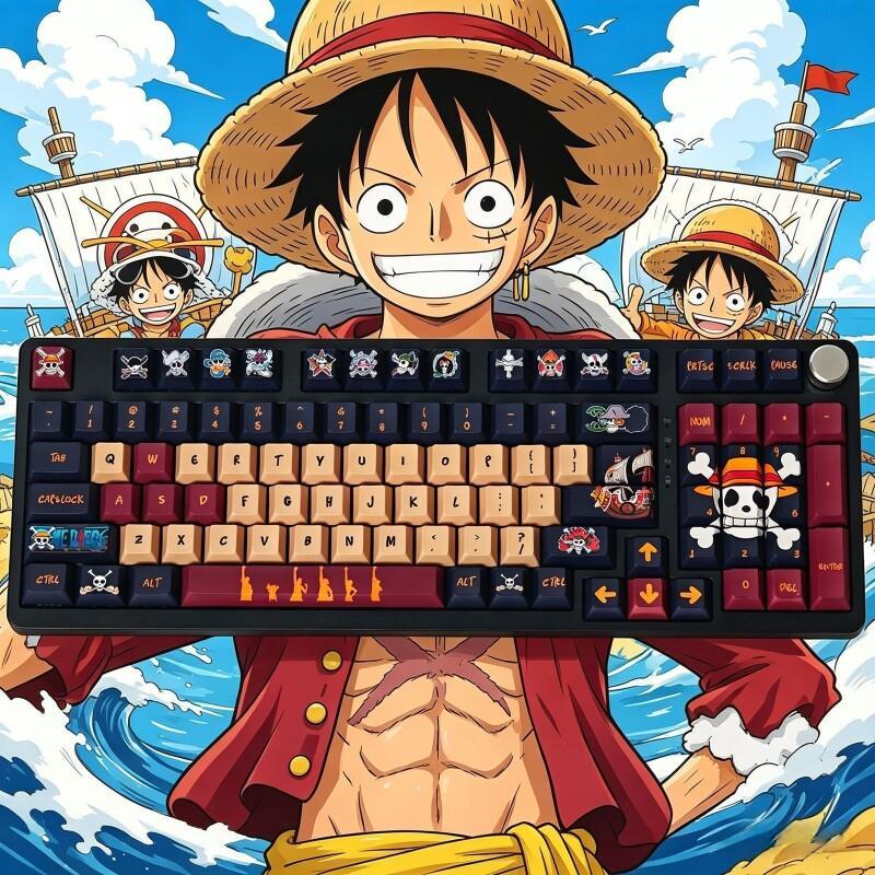 BANDAI One Piece Monkey D. Luf - đánh giá và giá Keyboard Tenkeyless