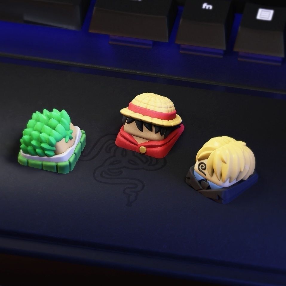 New Kawaii ONE PIECE Luffy Key - đánh giá và giá Keyboard Tenkeyless